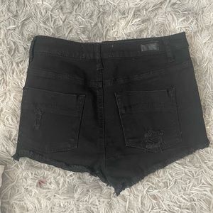 Black RSQ Maui high rise shorts
